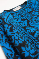 Black & Blue 80s Sweater 3709