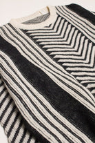 Vintage Chevron Italian 80s Sweater 3715