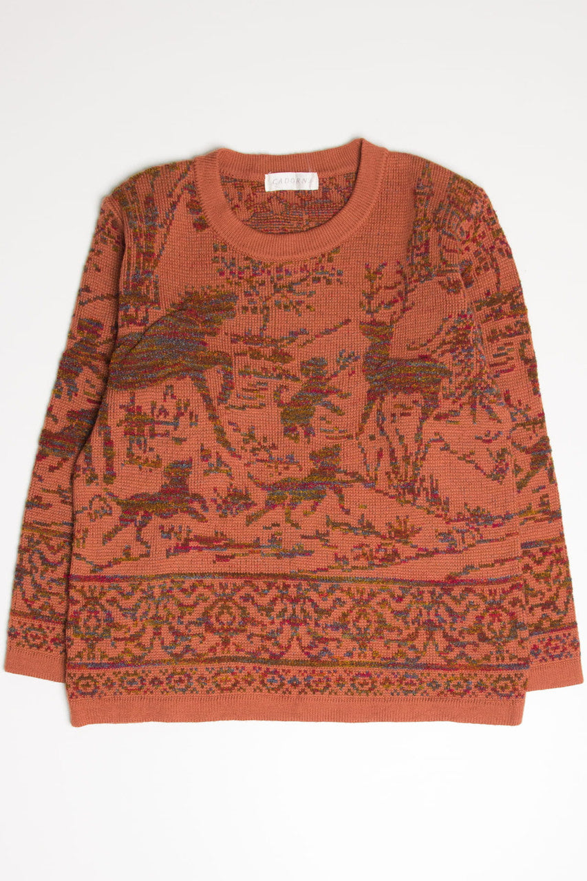 Vintage Deer Hunt Sweater 3725
