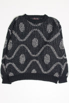 Vintage Dot & Waves 80s Sweater 3738