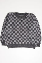 Vintage Checkered 80s Sweater 3742