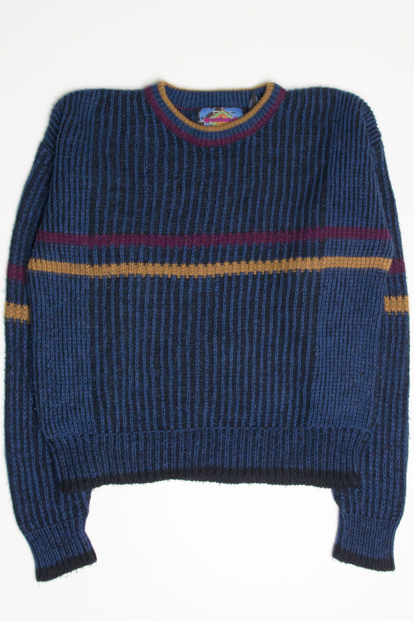 Vintage Striped Weekend 80s Sweater 3744