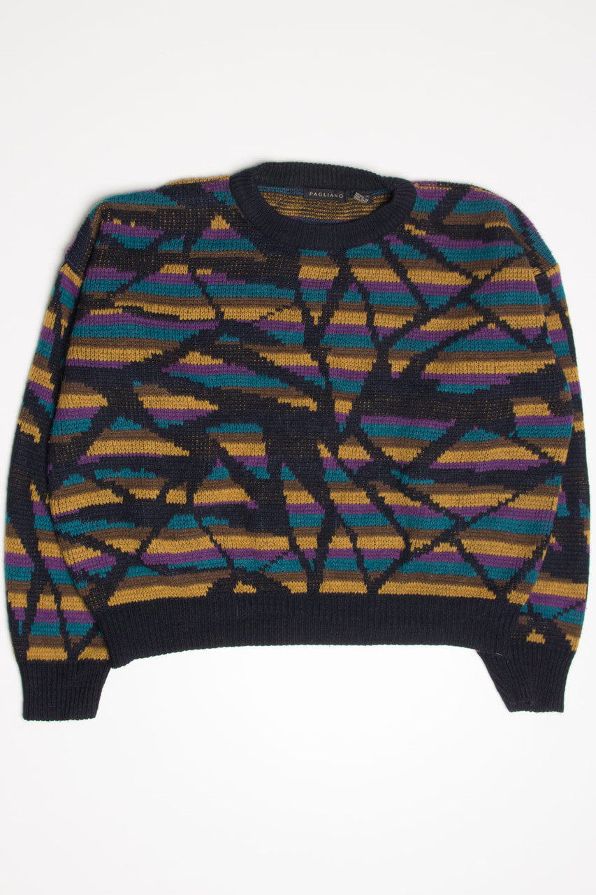 Vintage Fractured Pagliano 80s Sweater 3748