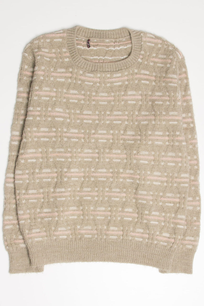 Vintage Beige 80s Sweater 3755