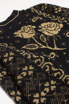 Vintage Golden Roses 80s Sweater 3759