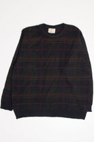 Vintage Plaid London Fog 80s Sweater 3762