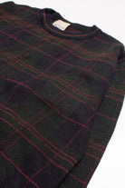 Vintage Plaid London Fog 80s Sweater 3762