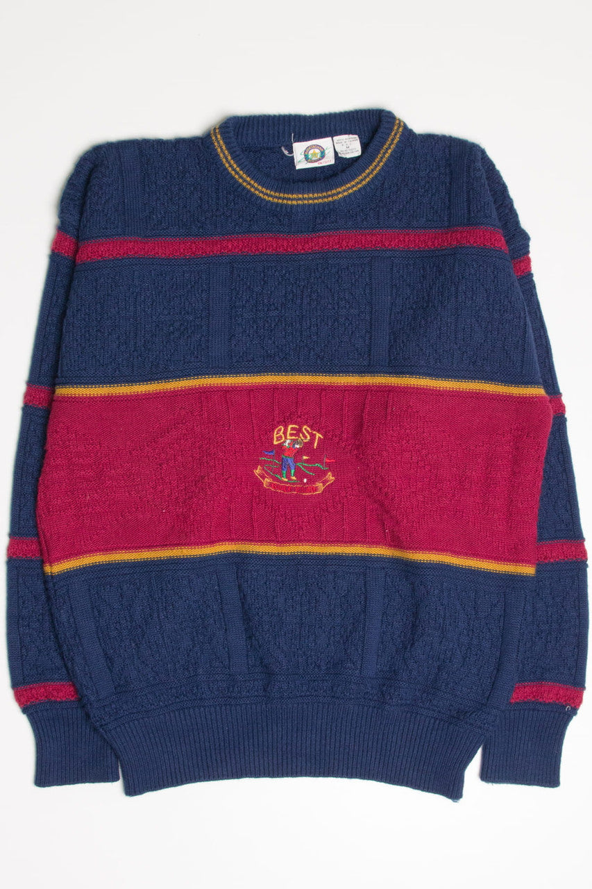 Vintage Best Golf Club Buckingham Sweater 3771