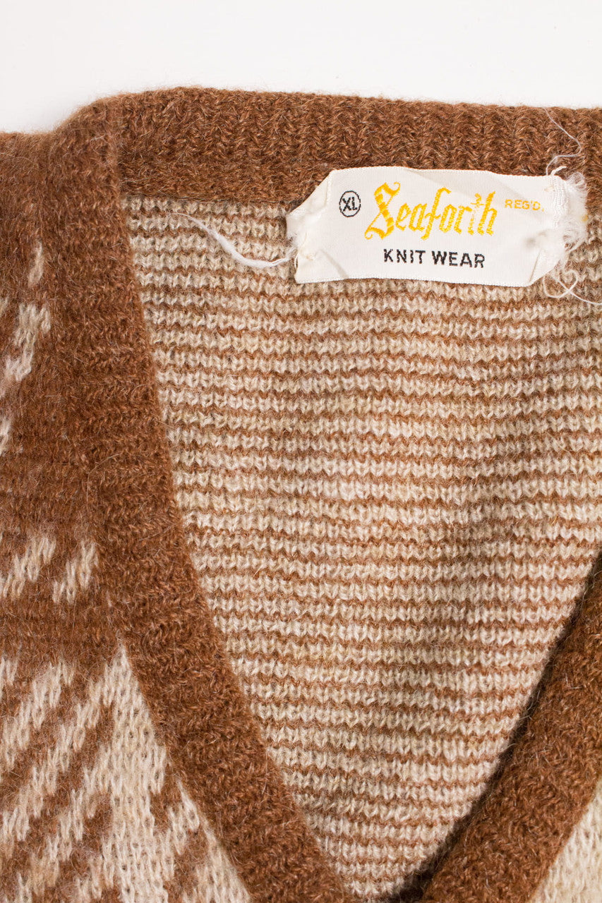 Vintage Seaforth Plaid 80s Sweater 3773