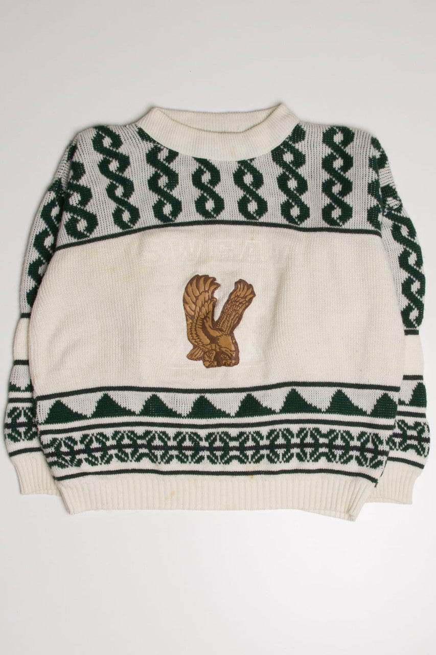 Vintage Eagle Patch 80s Sweater 3784