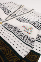 Vintage Embroidered 80s Cardigan 3802