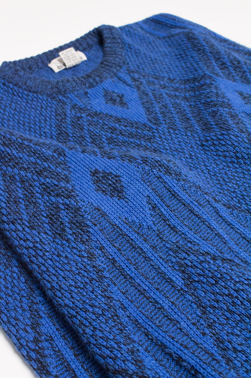 Blue New Forces 80s Sweater 3804