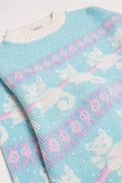 Pastel Kitty Arielle 80s Sweater 3805
