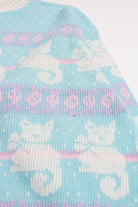Pastel Kitty Arielle 80s Sweater 3805