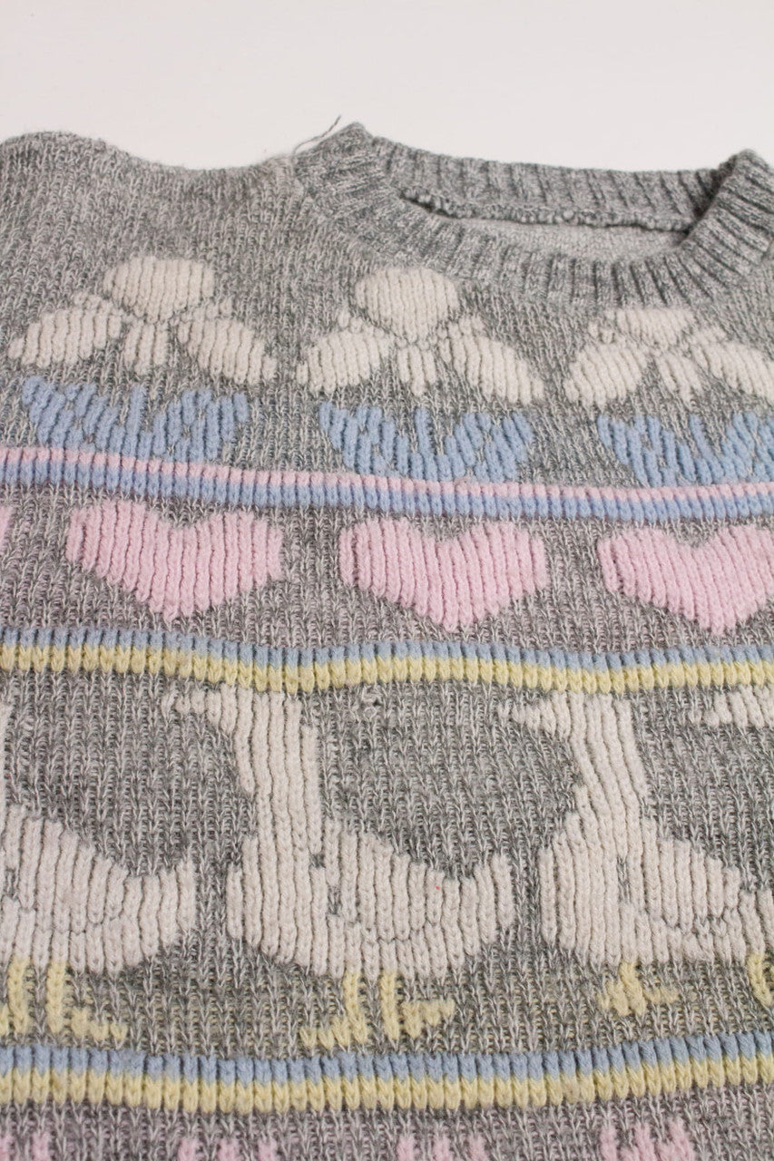 Vintage Spring Goose 80s Sweater 3807