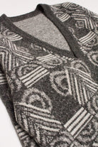 Vintage V Neck 80s Sweater 3808