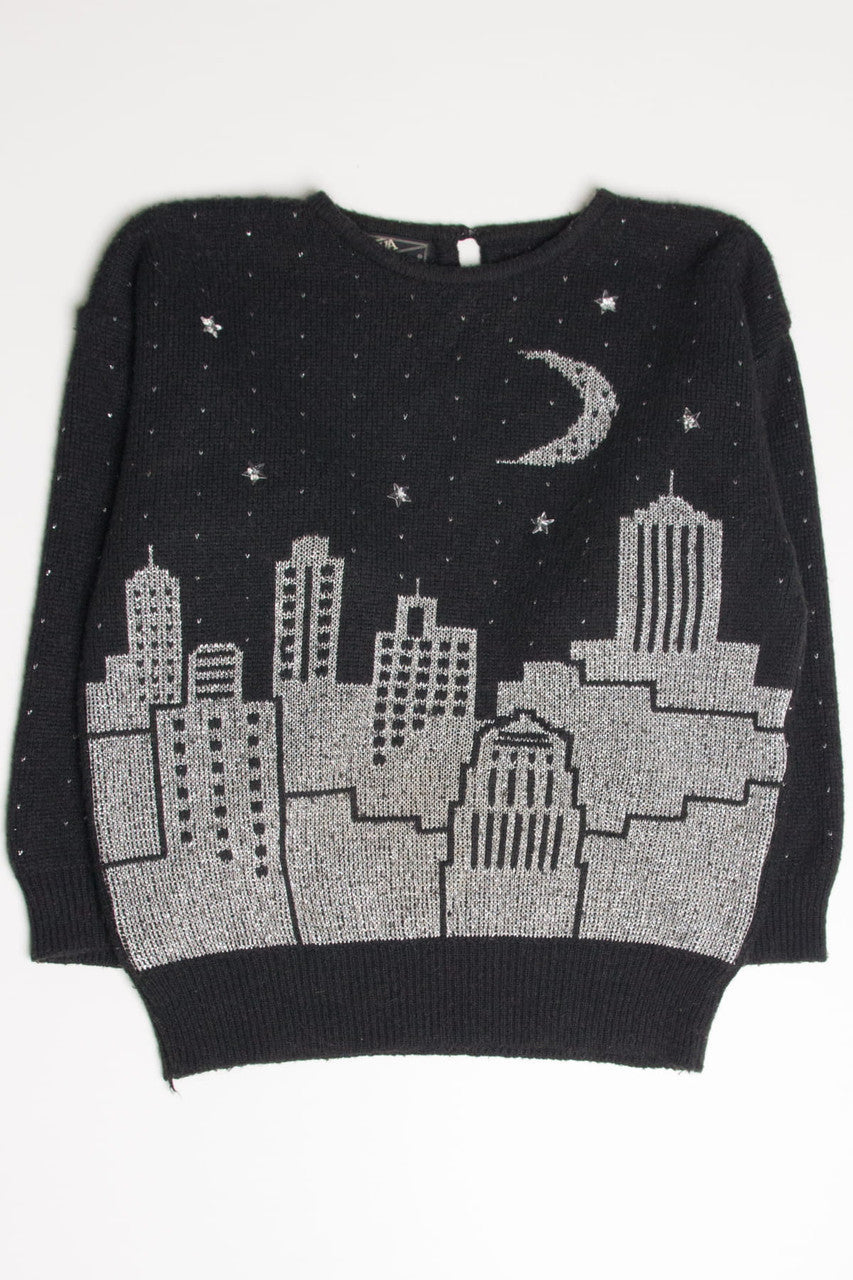 Vintage Starlit Sky 80s Sweater 3814