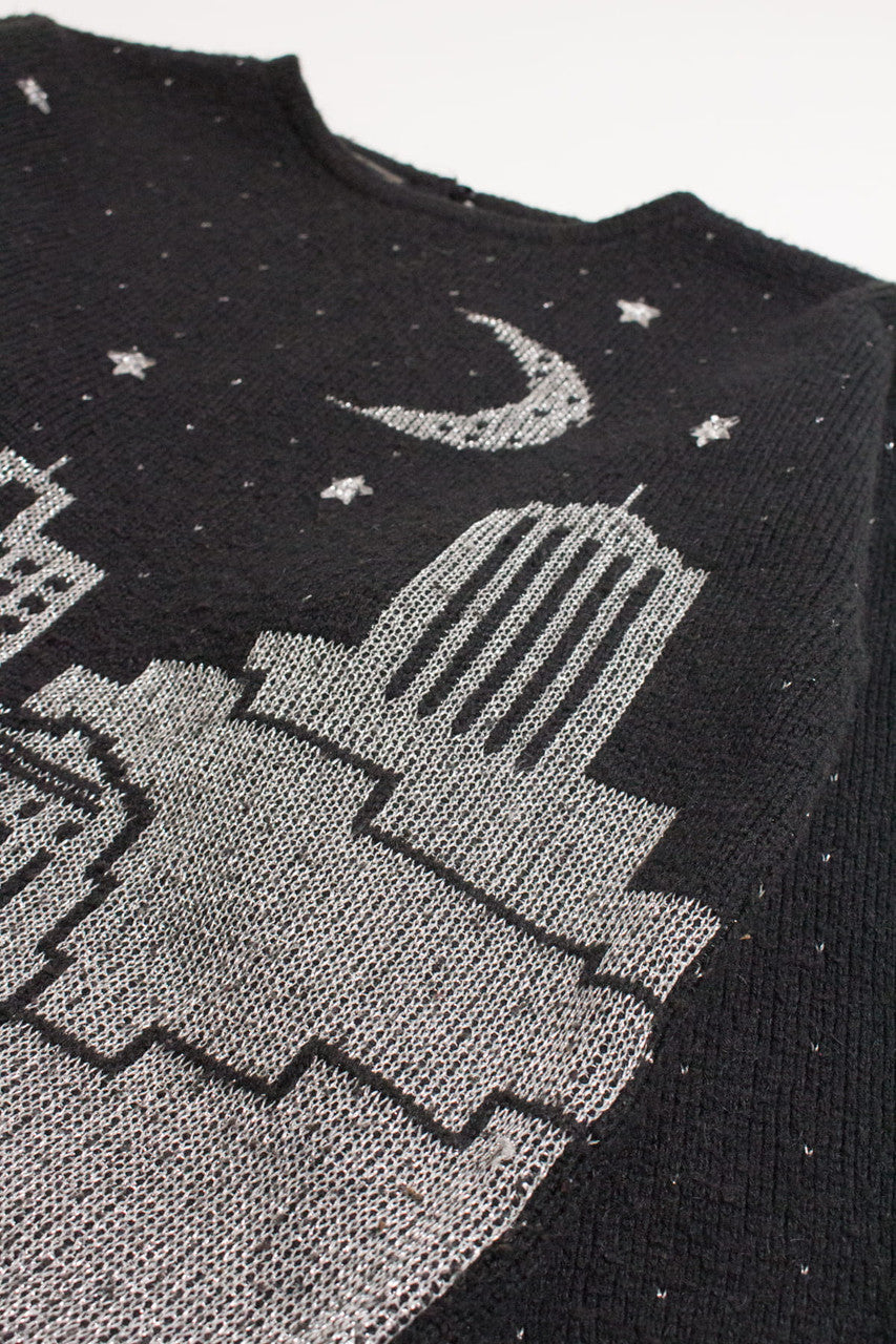 Vintage Starlit Sky 80s Sweater 3814