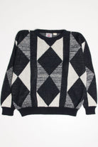 Vintage Diamond Triangle 80s Sweater 3817
