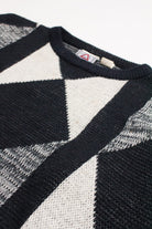 Vintage Diamond Triangle 80s Sweater 3817