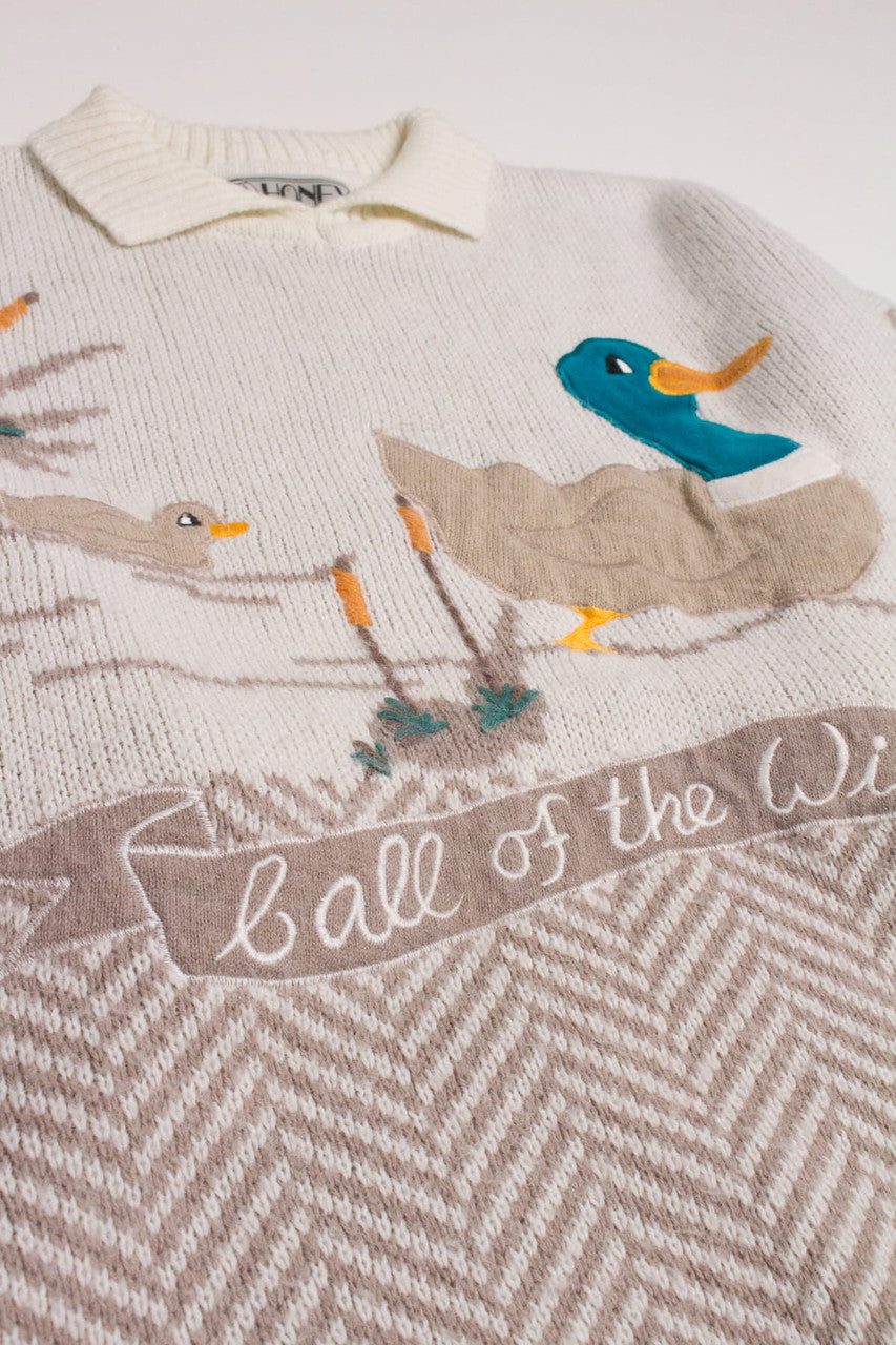 Vintage Call Of The Wild Ducky Sweater 3818