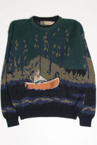 Embroidered Fisherman 80s Sweater 3822
