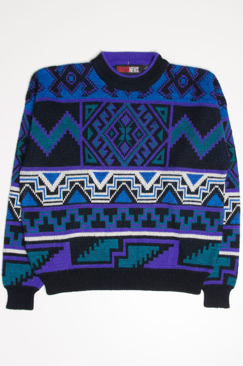 Todays News 80s Sweater 3824
