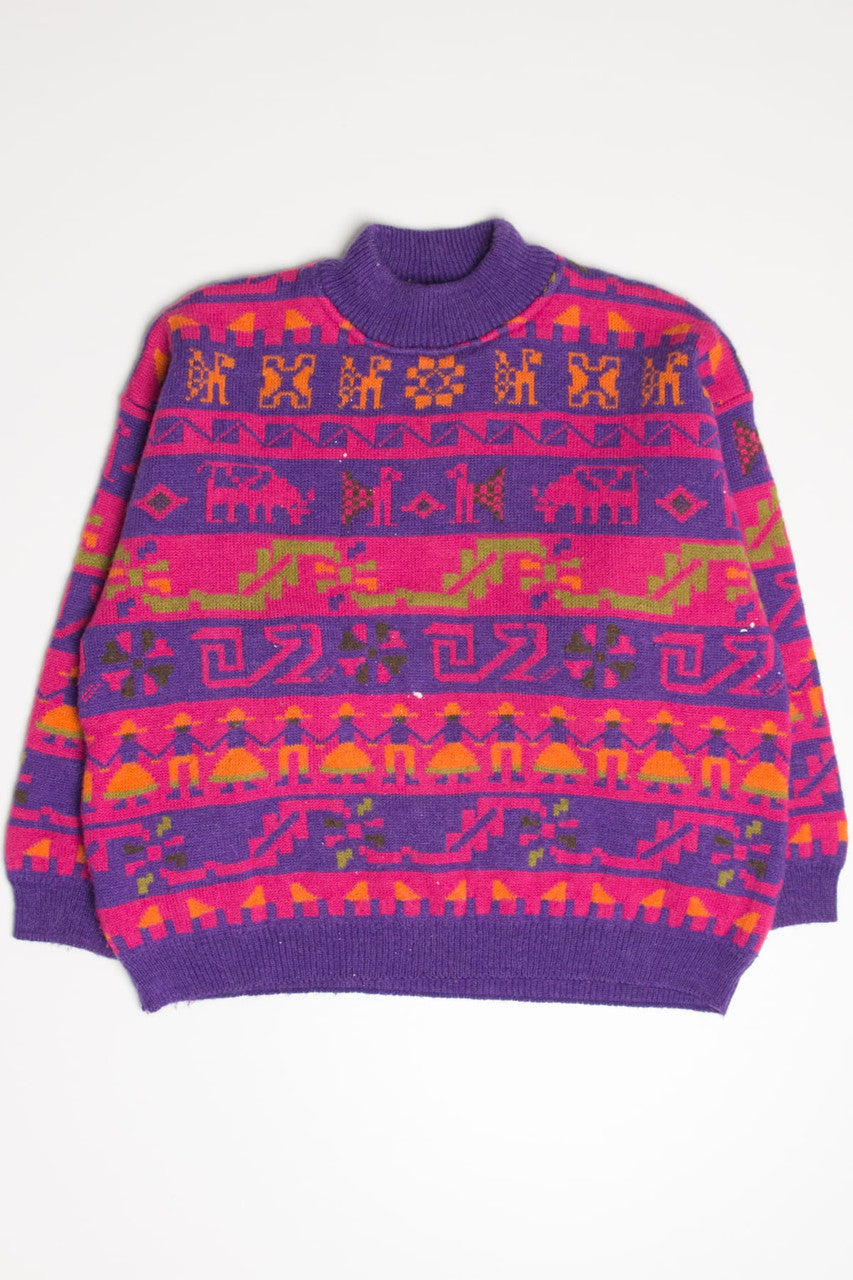 Vintage On The Road Villagers Sweater 3830