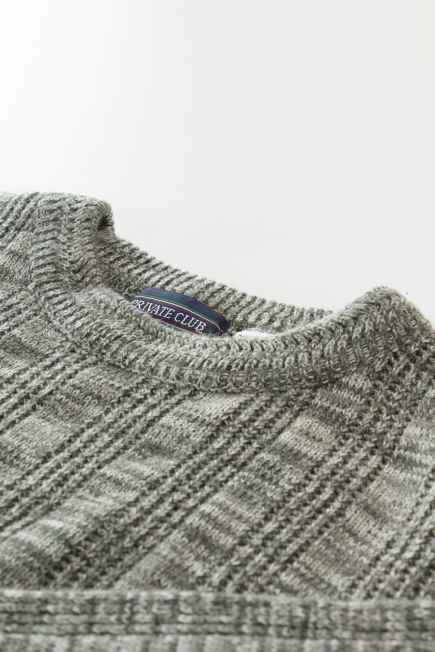 Vintage Private Club 80s Grey Sweater