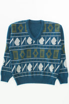 Vintage Blue 80s Sweater