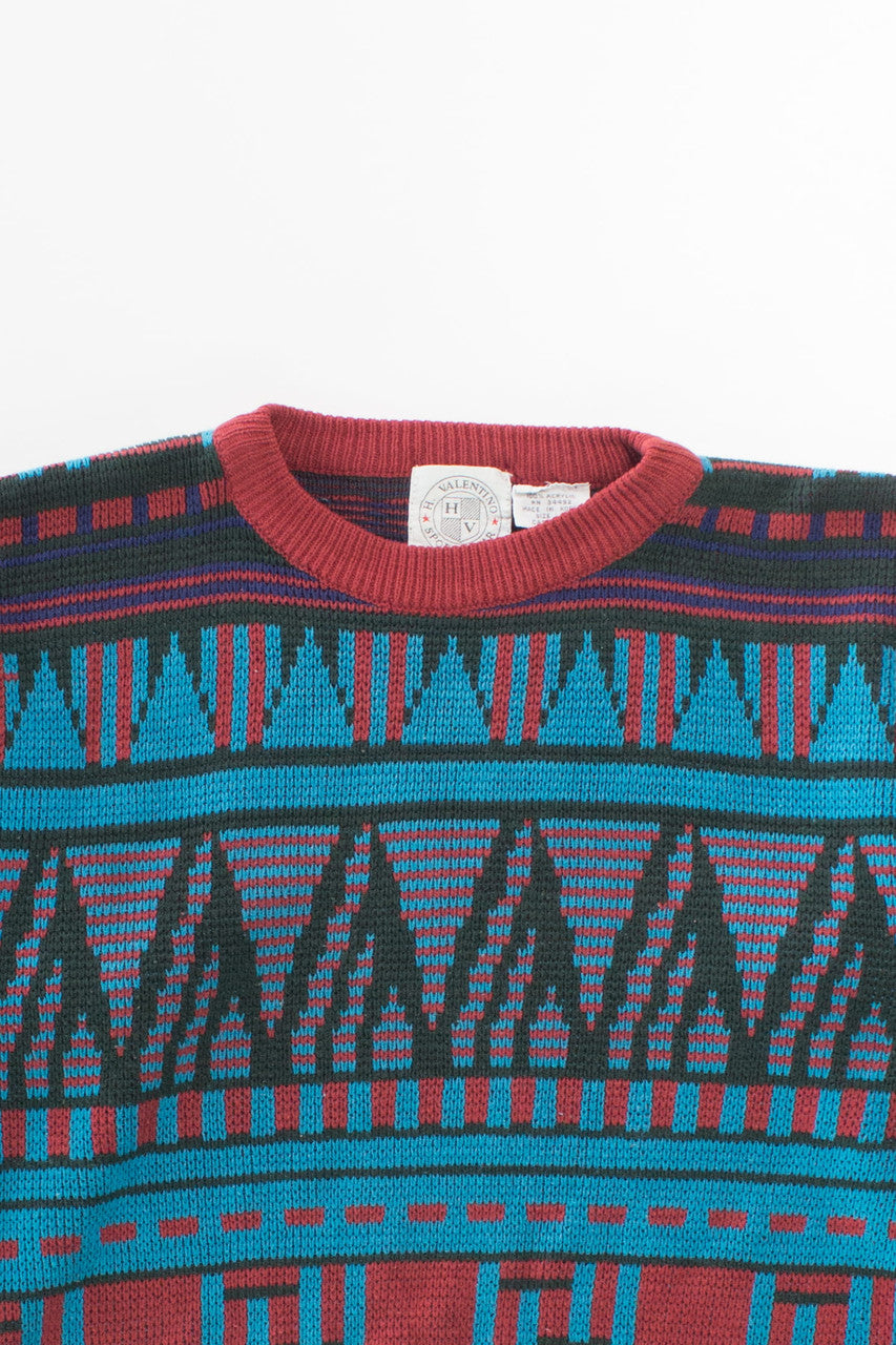 Vintage Valentino Sports Wear 80s Sweater