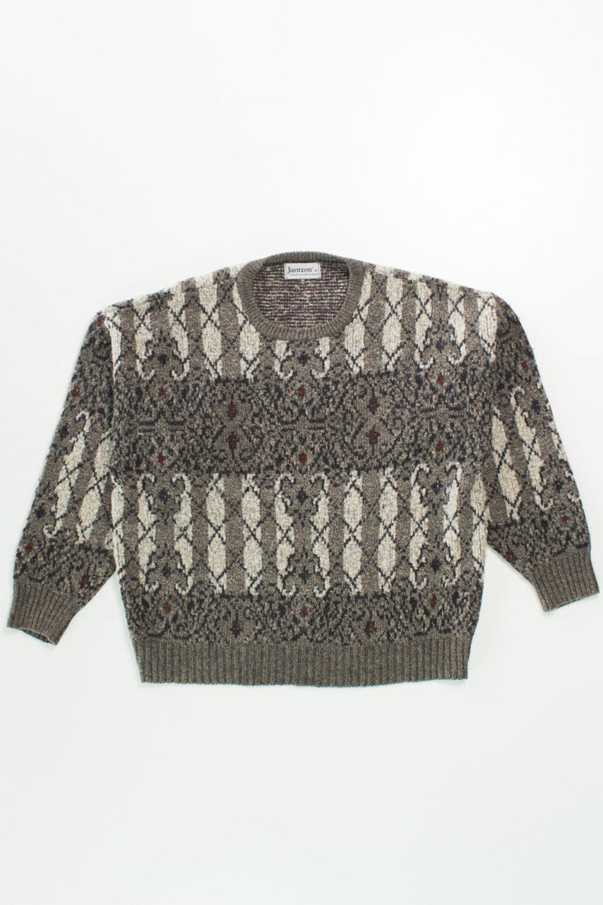 Vintage Jantzen Brown 80s Sweater