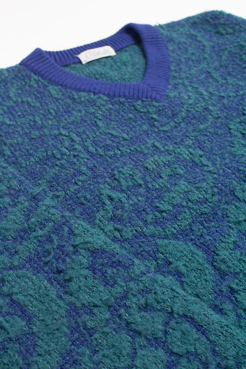 Teal Oldavi 80s Sweater 3877