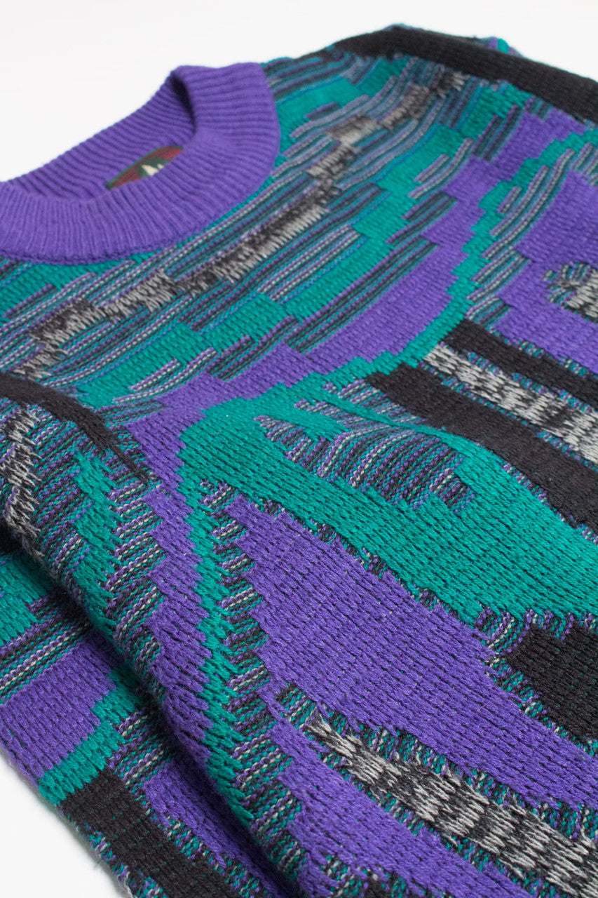 Purple High Sierra 80s Sweater