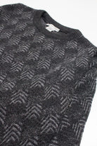 Charcoal Argyle Geoffrey Beene 80s Sweater