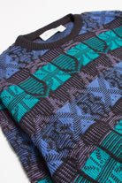 Periwinkle & Teal Jantzen 80s Sweater
