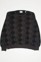 Checkered Argyle 80s Sweater