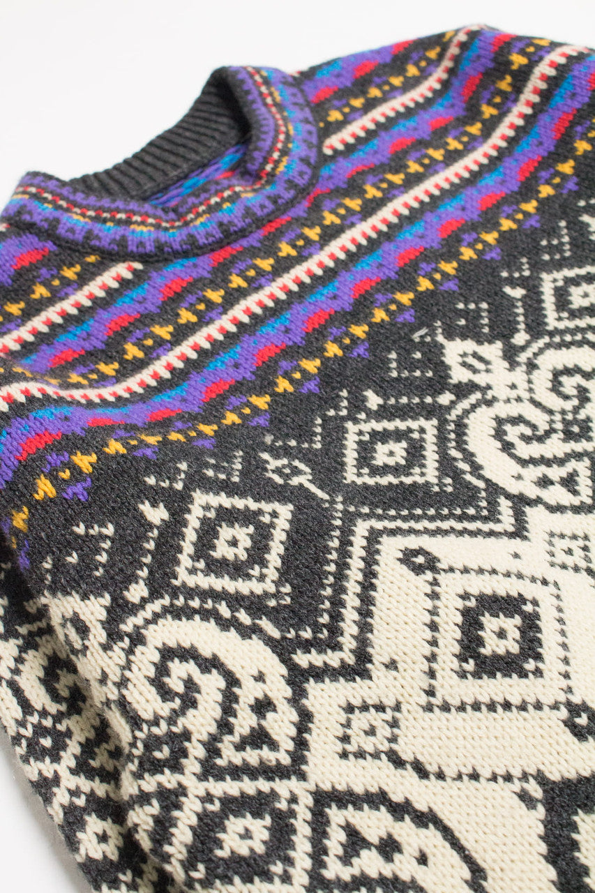 Vintage Ornate 80s Sweater
