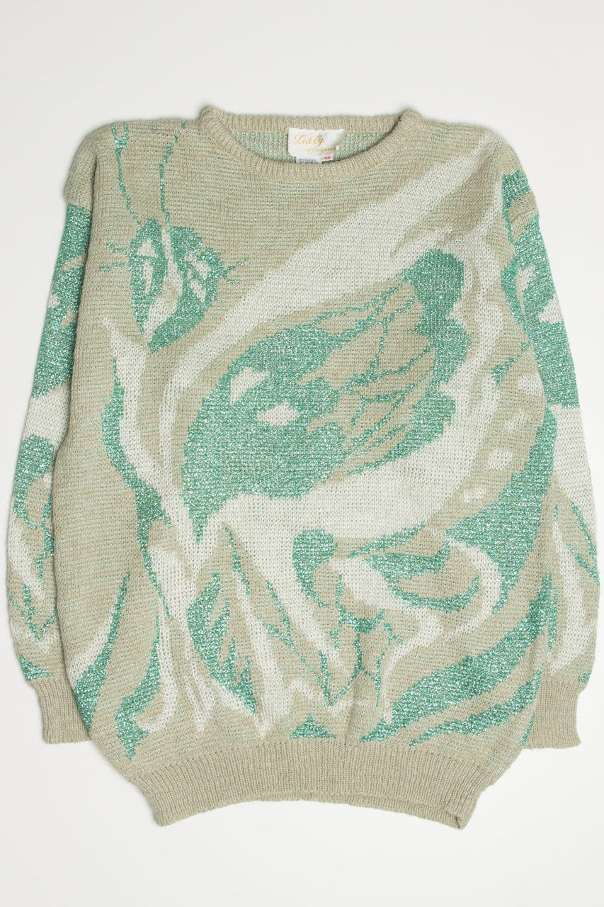 Lilly of California Metallic 80s Sweater