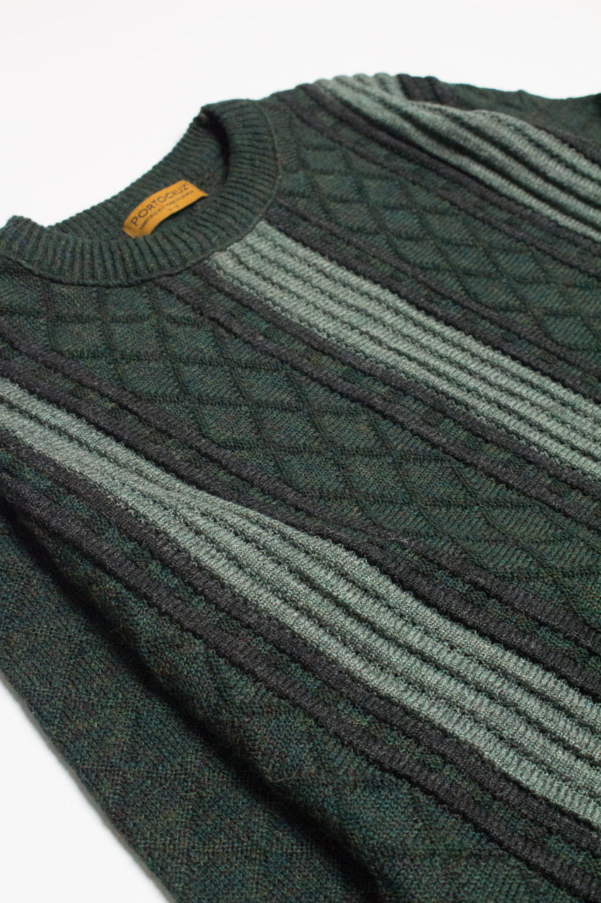 Dark Green Portocruz 80s Sweater