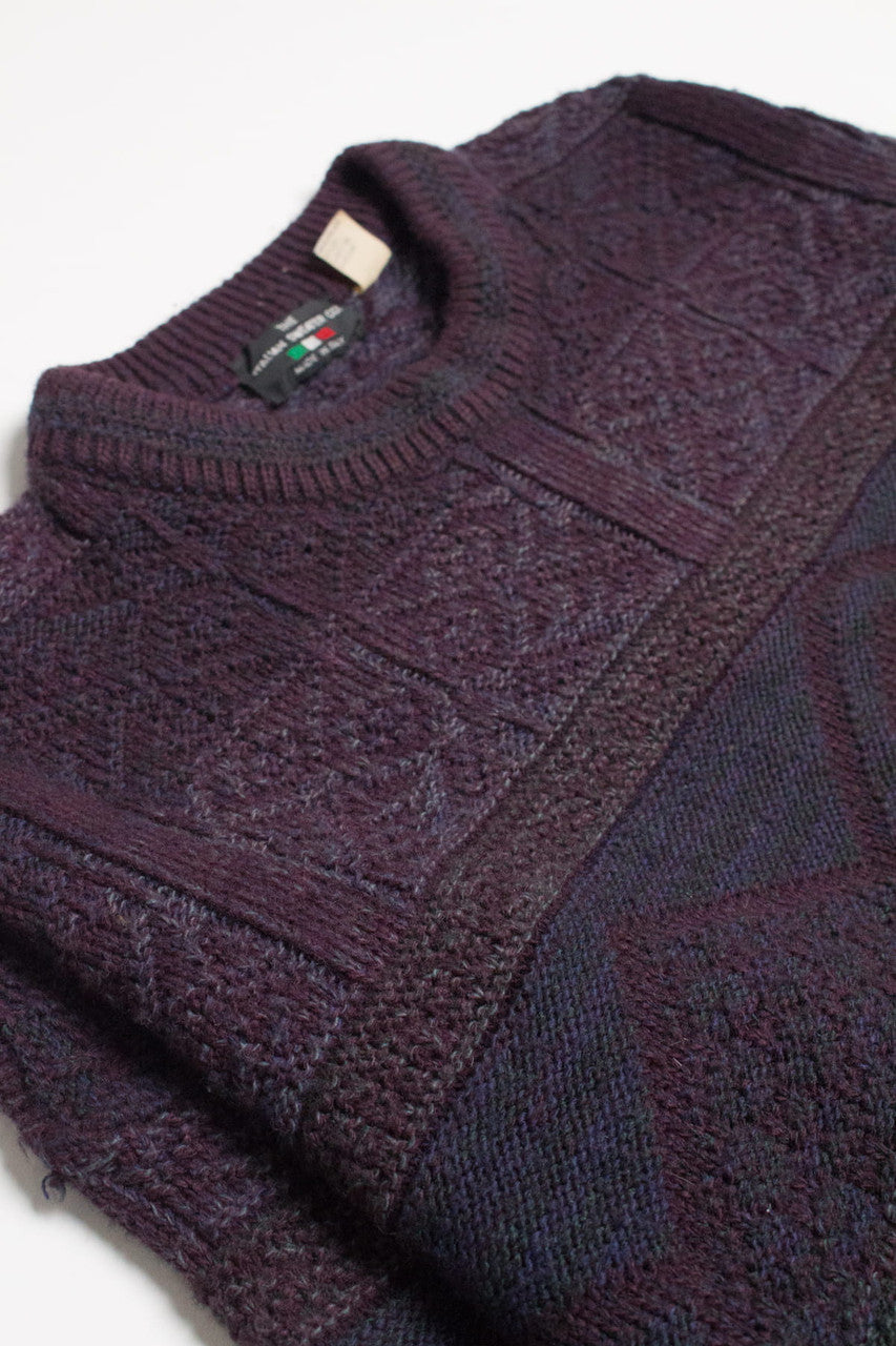 Plum Italian 80s Sweater