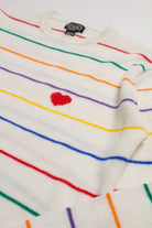 Gitano Rainbow Heart 80s Sweater