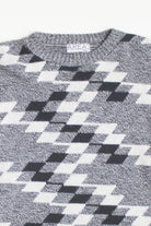 Zig Zag Pattern 80s Sweater