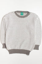 Woven Pattern Canda 80s Sweater