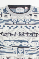 Northwest Territories Patterned 80s Sweater