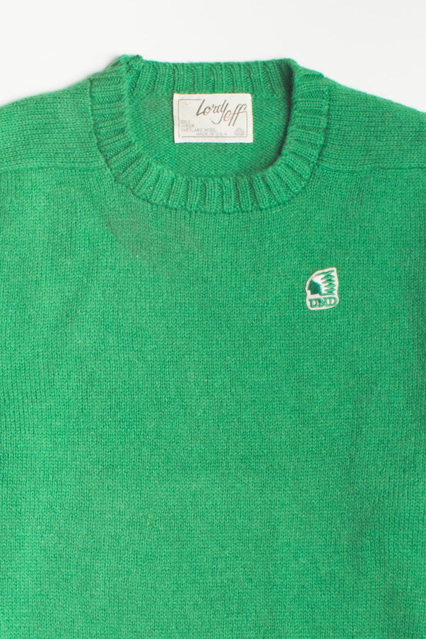 University of North Dakota Wool 80s Sweater