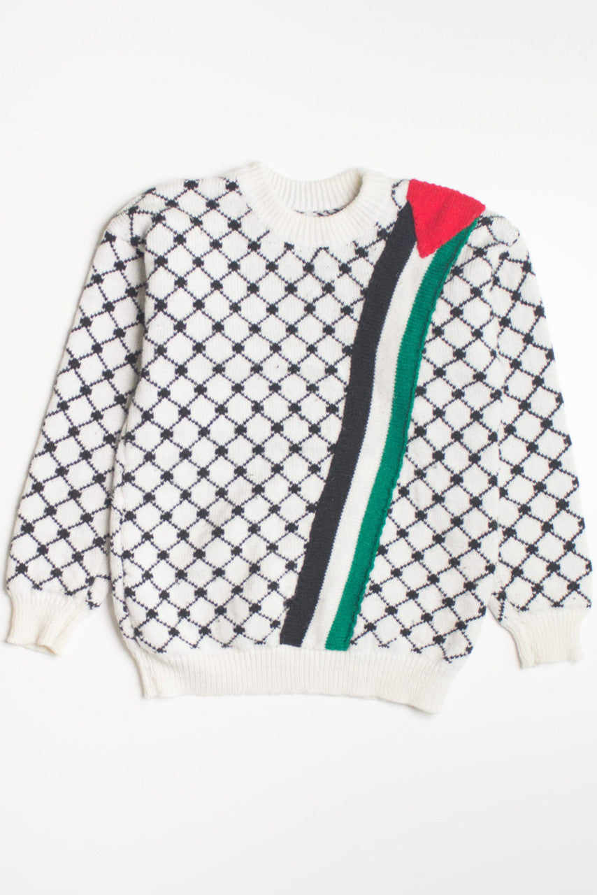 Palestine Flag 80s Sweater