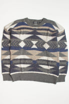 Triangle Pattern Expressions 80s Sweater