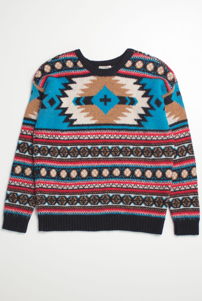 Southwest Pattern 80s Sweater