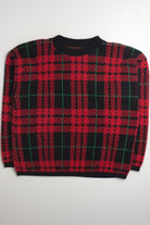 Plaid 80s Sweater